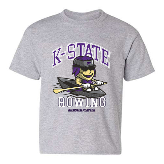 Kansas State - NCAA Women's Rowing : Kiersten Playter - Fashion Shersey Youth T-Shirt-0