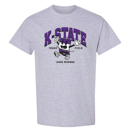 Kansas State - NCAA Men's Track & Field : Logan Beckman - Fashion Shersey T-Shirt-0
