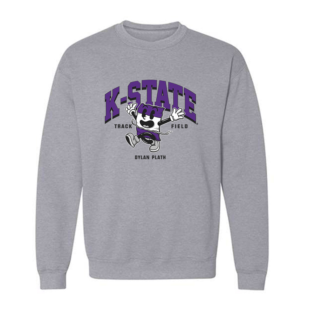 Kansas State - NCAA Men's Track & Field : Dylan Plath - Fashion Shersey Crewneck Sweatshirt-0