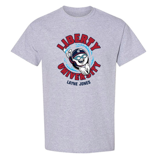 Liberty - NCAA Women's Swimming & Diving : Layne Jones - Fashion Shersey T-Shirt-0