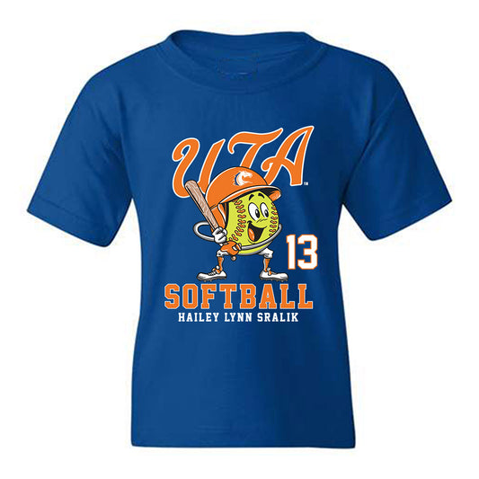 Texas Arlington - NCAA Softball : Hailey Lynn Sralik - Fashion Shersey Youth T-Shirt-0