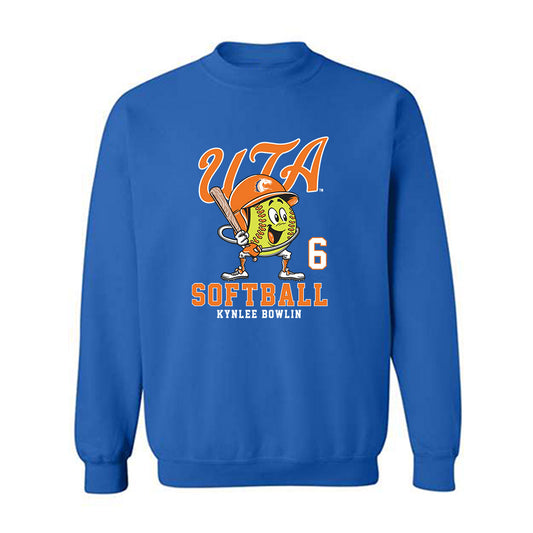Texas Arlington - NCAA Softball : Kynlee Bowlin - Fashion Shersey Crewneck Sweatshirt-0