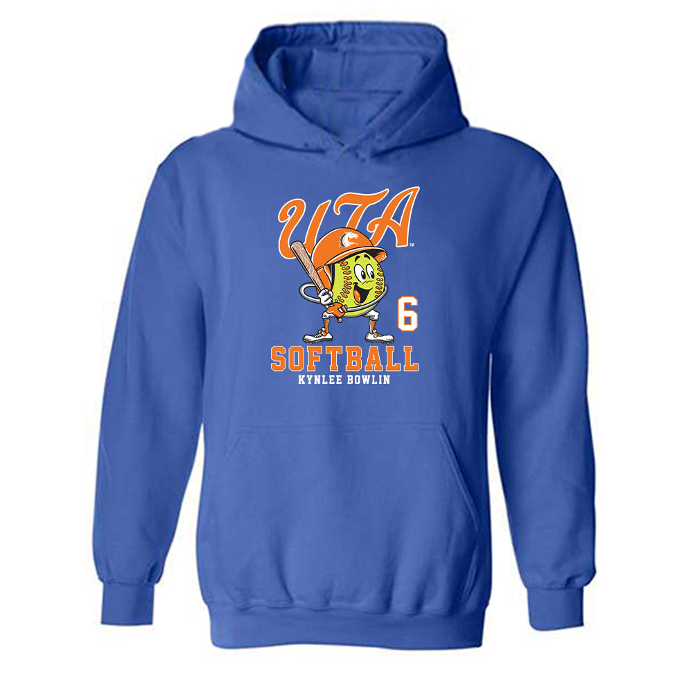 Texas Arlington - NCAA Softball : Kynlee Bowlin - Fashion Shersey Hooded Sweatshirt-0