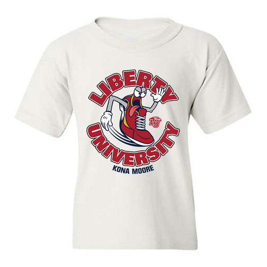 Liberty - NCAA Women's Track & Field : Kona Moore - Fashion Shersey Youth T-Shirt-0