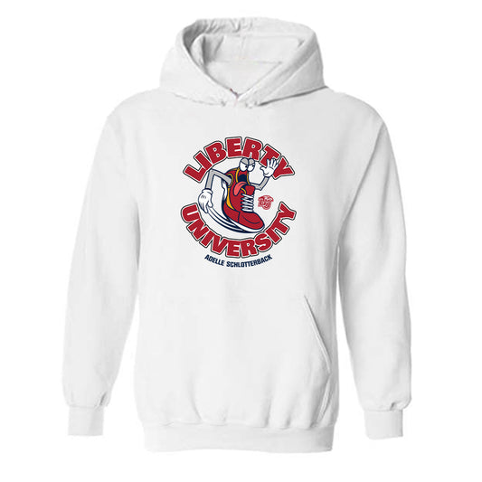 Liberty - NCAA Women's Track & Field : Adelle Schlotterback - Fashion Shersey Hooded Sweatshirt-0