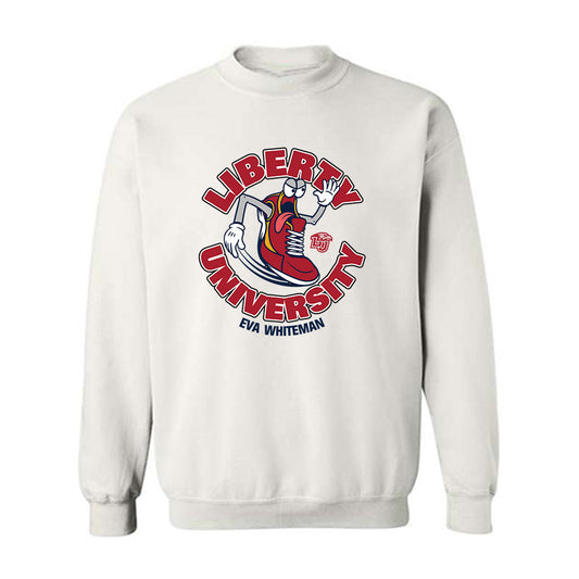 Liberty - NCAA Women's Track & Field : Eva Whiteman - Fashion Shersey Crewneck Sweatshirt-0