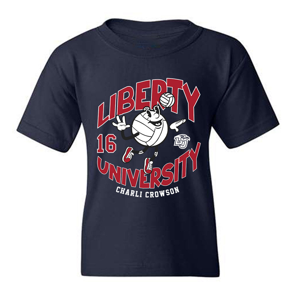 Liberty - NCAA Women's Volleyball : Charli Crowson - Fashion Shersey Youth T-Shirt-0