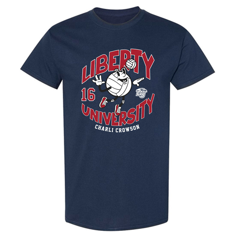 Liberty - NCAA Women's Volleyball : Charli Crowson - Fashion Shersey T-Shirt-0