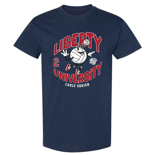 Liberty - NCAA Women's Volleyball : Carly OBrien - Fashion Shersey T-Shirt-0