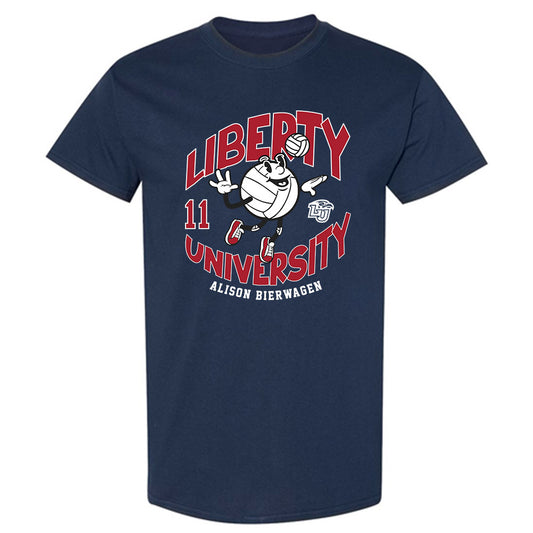 Liberty - NCAA Women's Volleyball : Alison Bierwagen - Fashion Shersey T-Shirt-0
