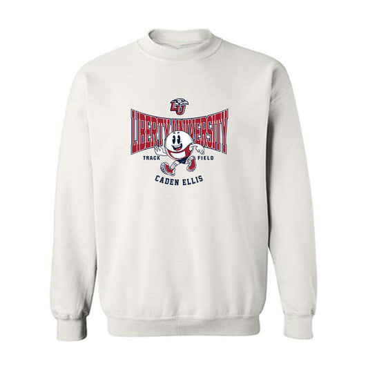 Liberty - NCAA Men's Track & Field : Caden Ellis - Fashion Shersey Crewneck Sweatshirt-0