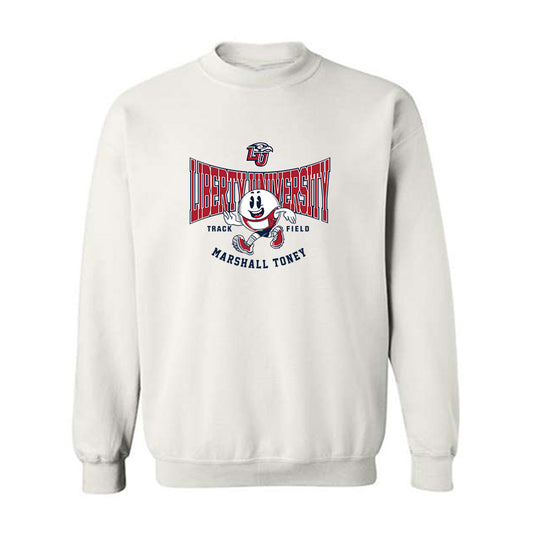 Liberty - NCAA Men's Track & Field : Marshall Toney - Fashion Shersey Crewneck Sweatshirt-0