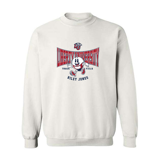 Liberty - NCAA Men's Track & Field : Riley Jones - Fashion Shersey Crewneck Sweatshirt-0