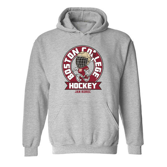 Boston College - NCAA Men's Ice Hockey : Jan Korec - Hooded Sweatshirt-0
