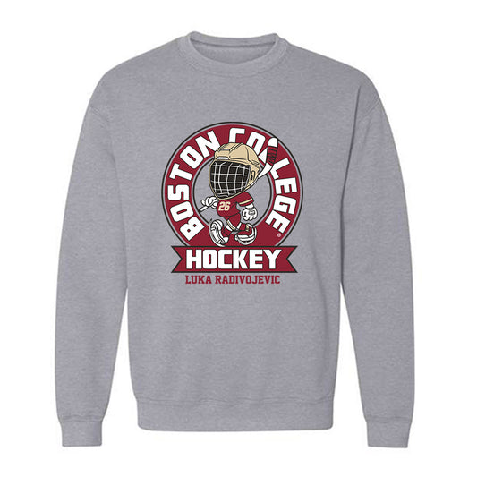 Boston College - NCAA Men's Ice Hockey : Luka Radivojevic - Crewneck Sweatshirt-0