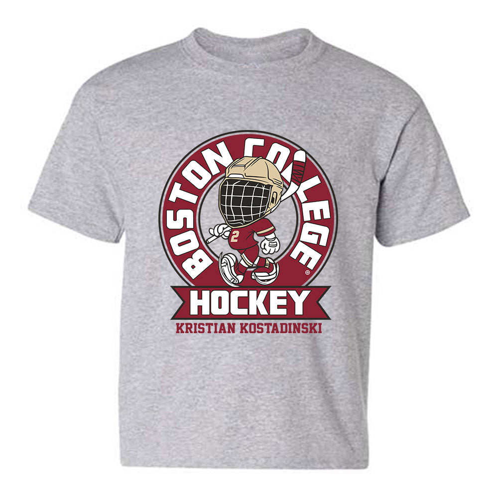 Boston College - NCAA Men's Ice Hockey : Kristian Kostadinski - Youth T-Shirt-0