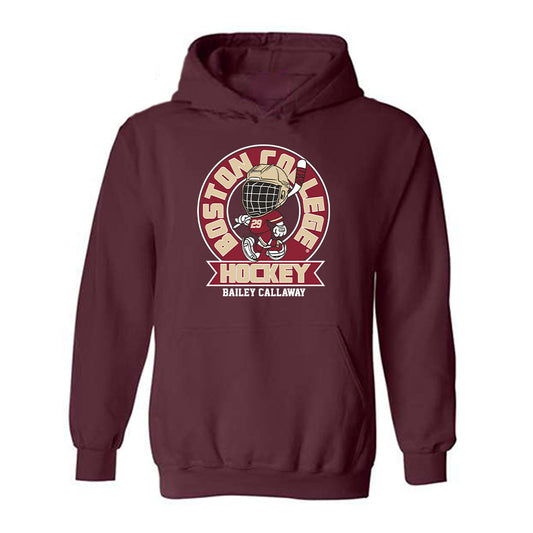 Boston College - NCAA Women's Ice Hockey : Bailey Callaway - Hooded Sweatshirt Fashion Shersey