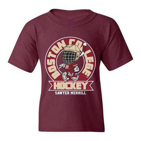 Boston College - NCAA Women's Ice Hockey : Sawyer Merrill - Fashion Shersey Youth T-Shirt-0