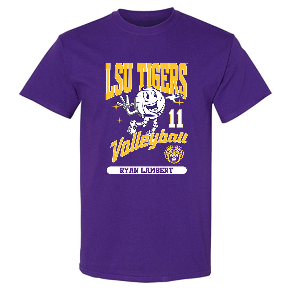 LSU - NCAA Beach Volleyball : Ryan Lambert - Fashion Shersey T-Shirt-0