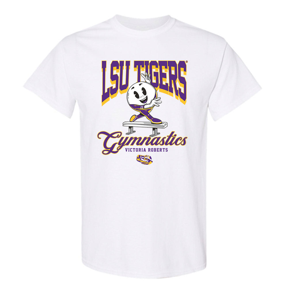 LSU - NCAA Women's Gymnastics : Victoria Roberts - Fashion Shersey T-Shirt-0