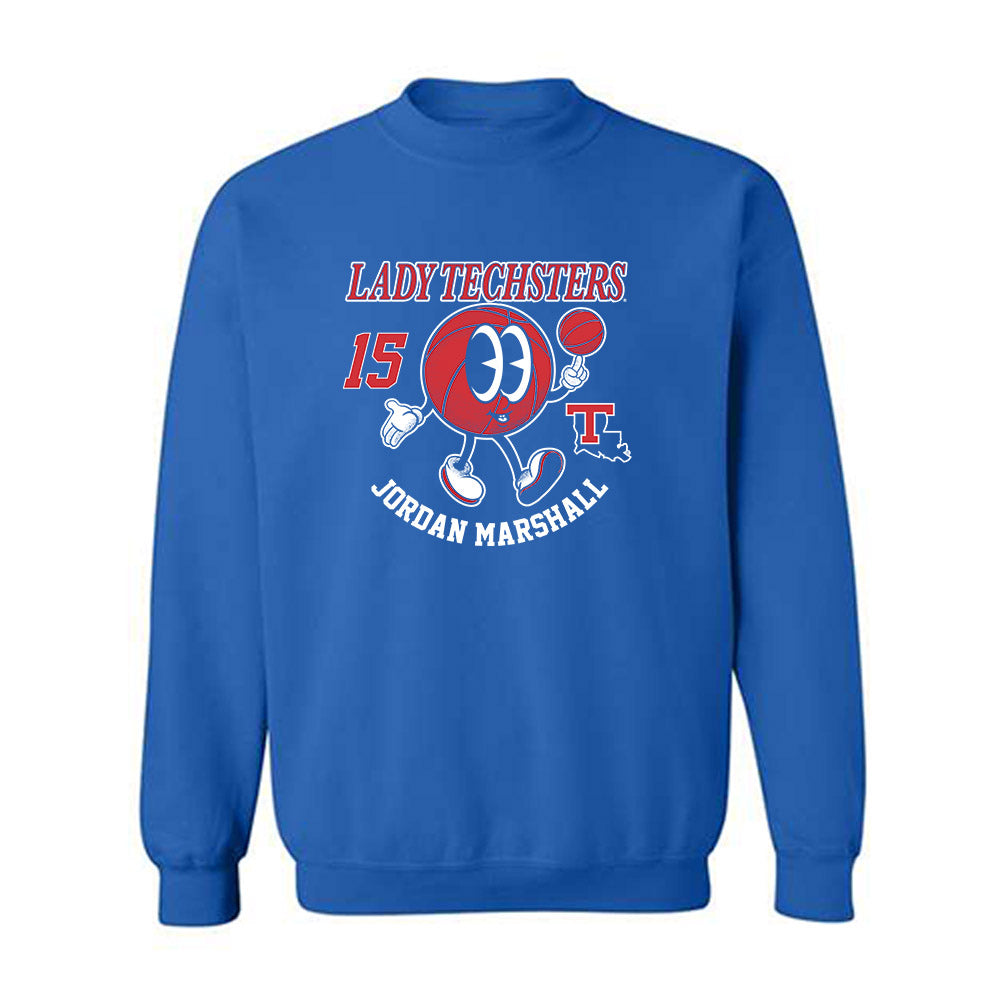 LA Tech - NCAA Women's Basketball : Jordan Marshall - Fashion Shersey Crewneck Sweatshirt-0