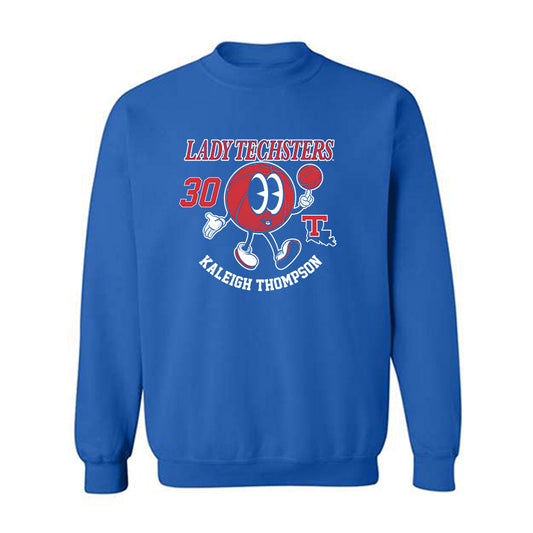 LA Tech - NCAA Women's Basketball : Kaleigh Thompson - Fashion Shersey Crewneck Sweatshirt-0