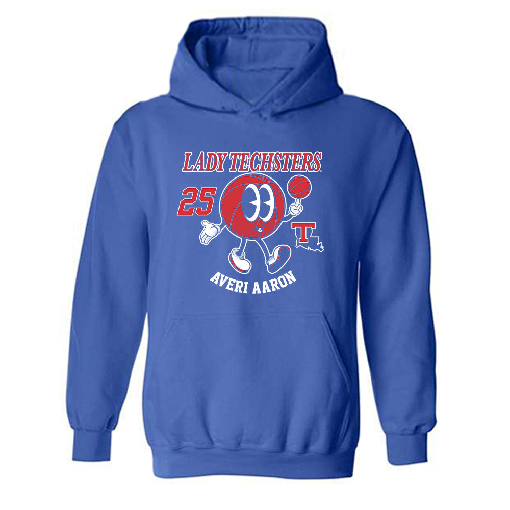 LA Tech - NCAA Women's Basketball : Averi Aaron - Fashion Shersey Hooded Sweatshirt