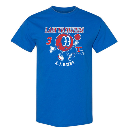 LA Tech - NCAA Men's Basketball : A.J. Bates - Fashion Shersey T-Shirt-0