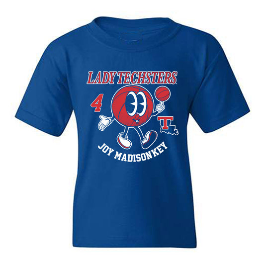 LA Tech - NCAA Women's Basketball : Joy Madison-Key - Fashion Shersey Youth T-Shirt-0