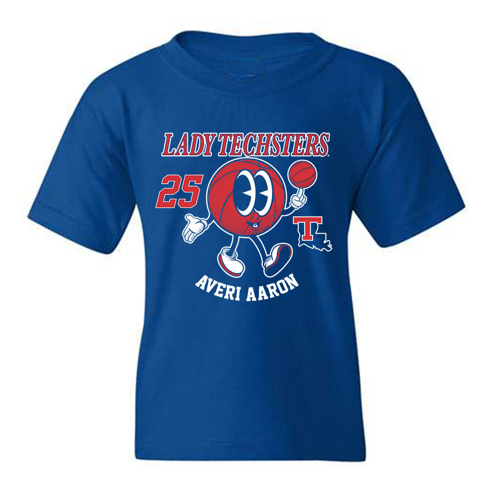 LA Tech - NCAA Women's Basketball : Averi Aaron - Fashion Shersey Youth T-Shirt
