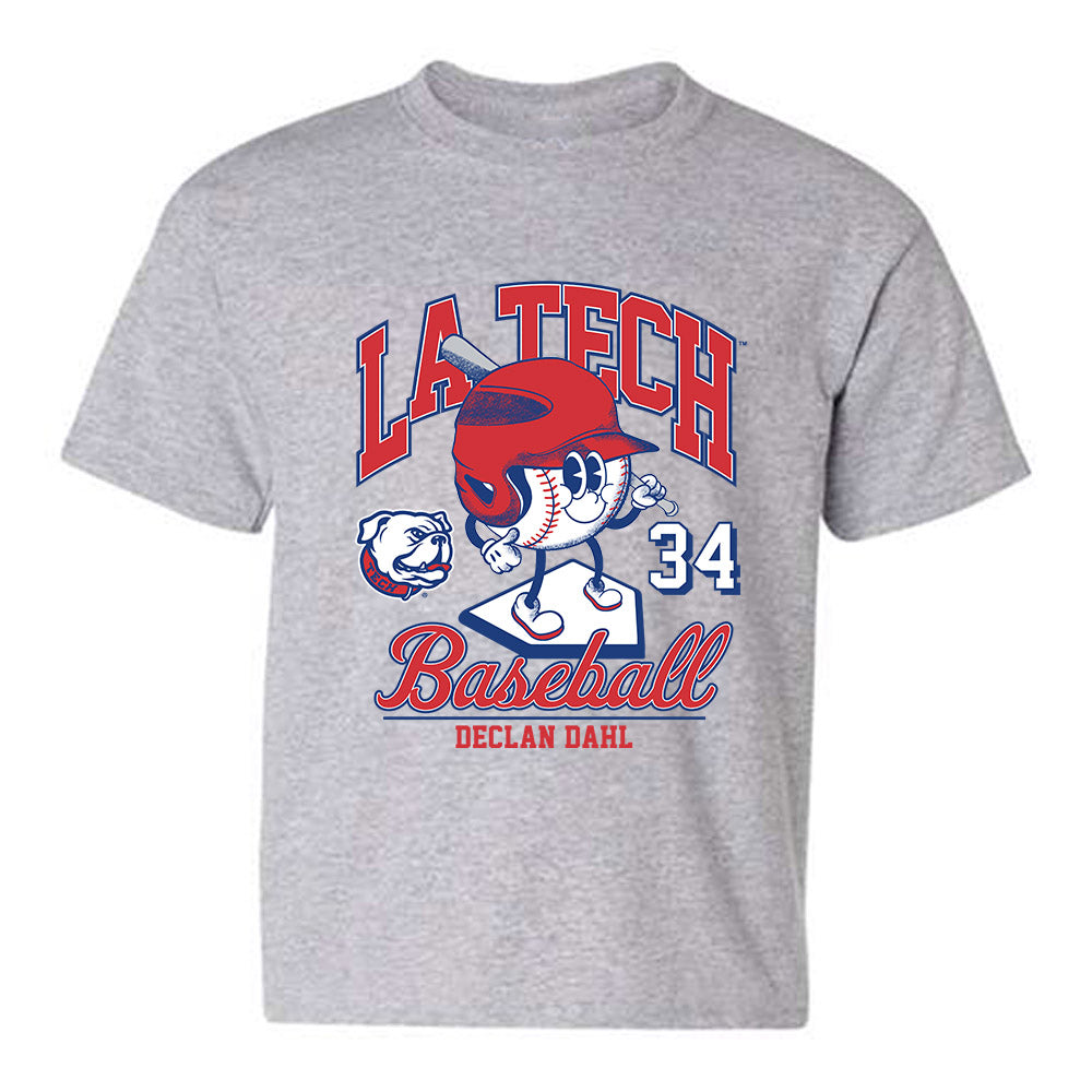 LA Tech - NCAA Baseball : Declan Dahl - Fashion Shersey Youth T-Shirt-0
