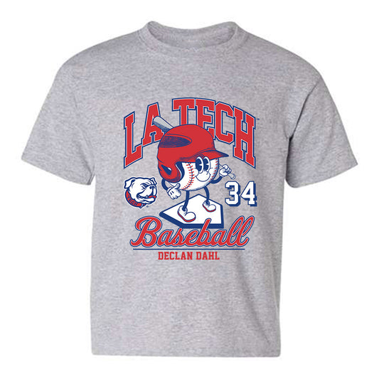 LA Tech - NCAA Baseball : Declan Dahl - Fashion Shersey Youth T-Shirt-0