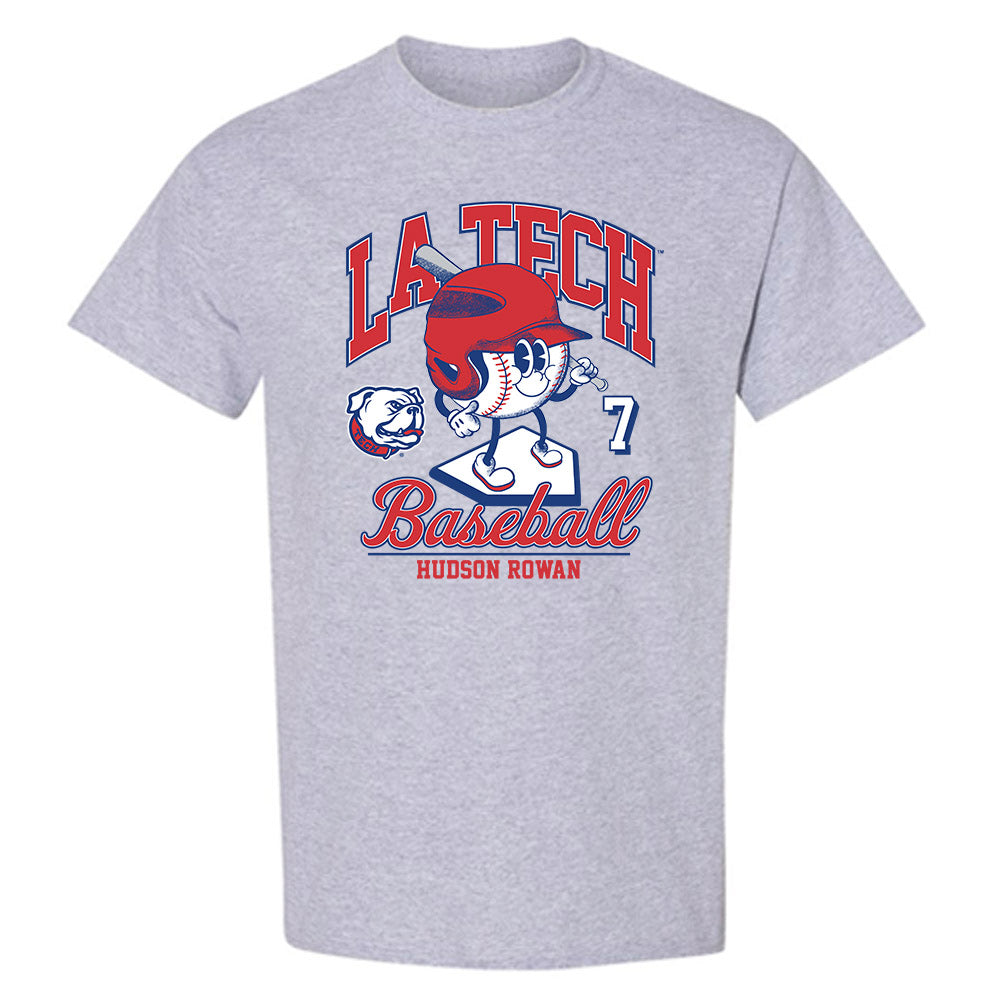 LA Tech - NCAA Baseball : Hudson Rowan - Fashion Shersey T-Shirt-0