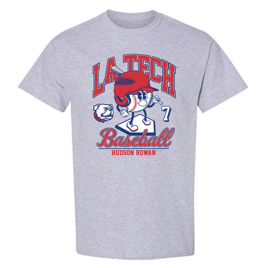 LA Tech - NCAA Baseball : Hudson Rowan - Fashion Shersey T-Shirt-0