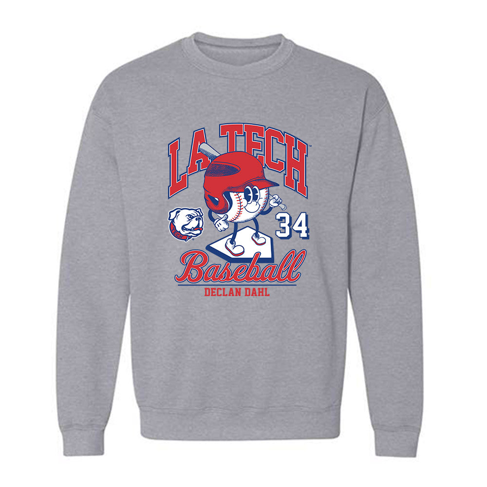 LA Tech - NCAA Baseball : Declan Dahl - Fashion Shersey Crewneck Sweatshirt-0