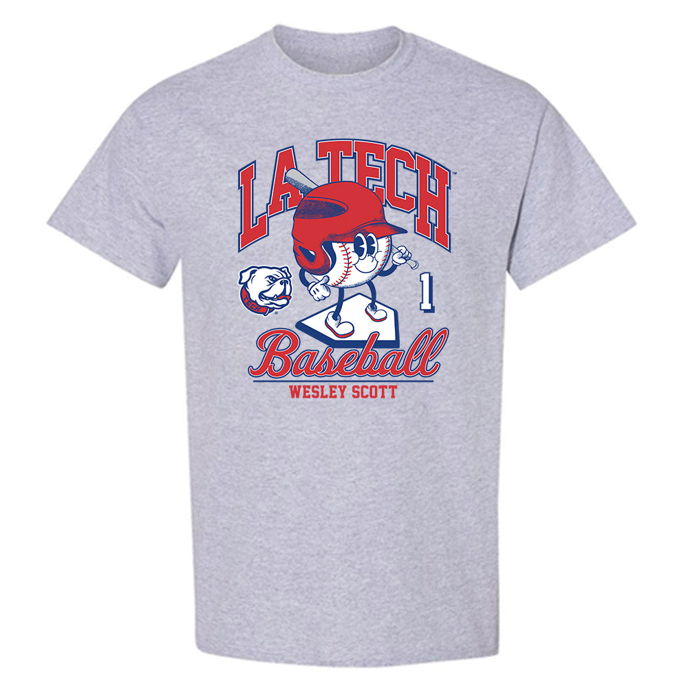 LA Tech - NCAA Baseball : Wesley Scott - Fashion Shersey T-Shirt-0