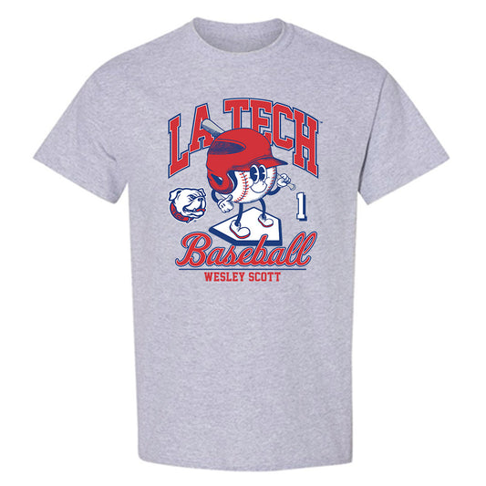 LA Tech - NCAA Baseball : Wesley Scott - Fashion Shersey T-Shirt-0
