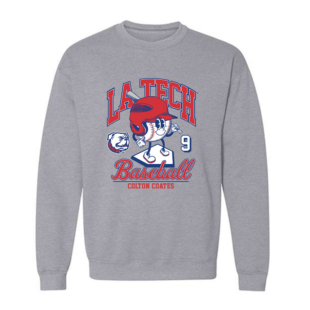 LA Tech - NCAA Baseball : Colton Coates - Fashion Shersey Crewneck Sweatshirt-0