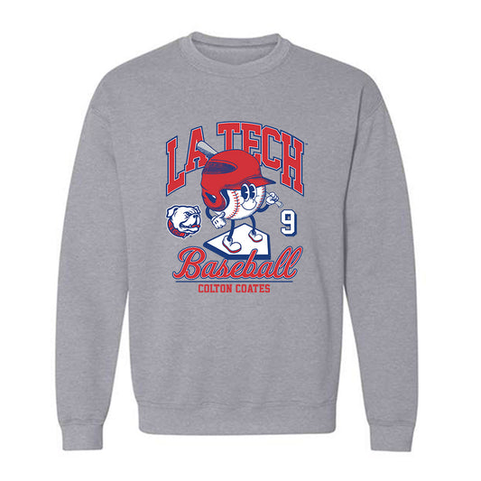 LA Tech - NCAA Baseball : Colton Coates - Fashion Shersey Crewneck Sweatshirt-0