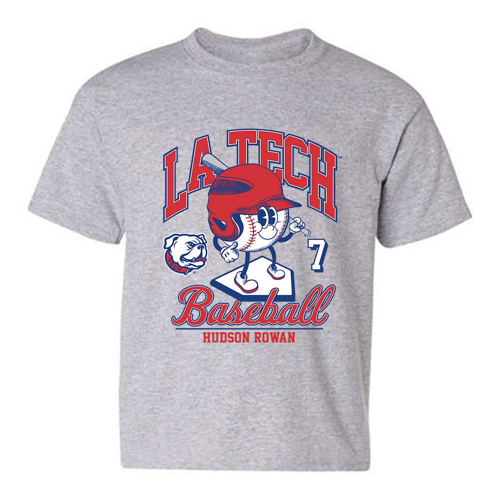 LA Tech - NCAA Baseball : Hudson Rowan - Fashion Shersey Youth T-Shirt-0