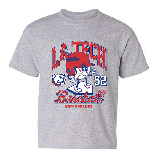 LA Tech - NCAA Baseball : Nick Greaney - Fashion Shersey Youth T-Shirt-0