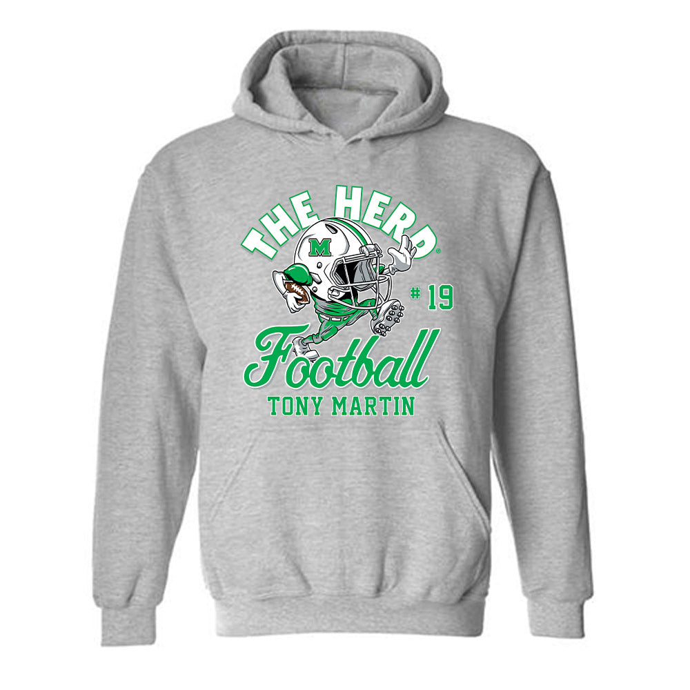 Marshall - NCAA Football : Tony Martin - Hooded Sweatshirt-0