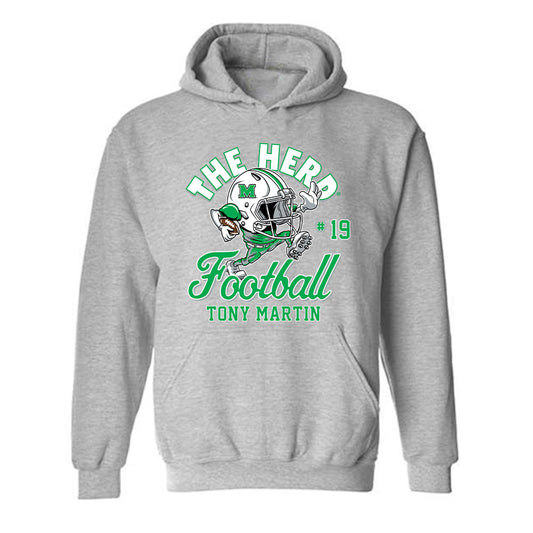 Marshall - NCAA Football : Tony Martin - Hooded Sweatshirt-0