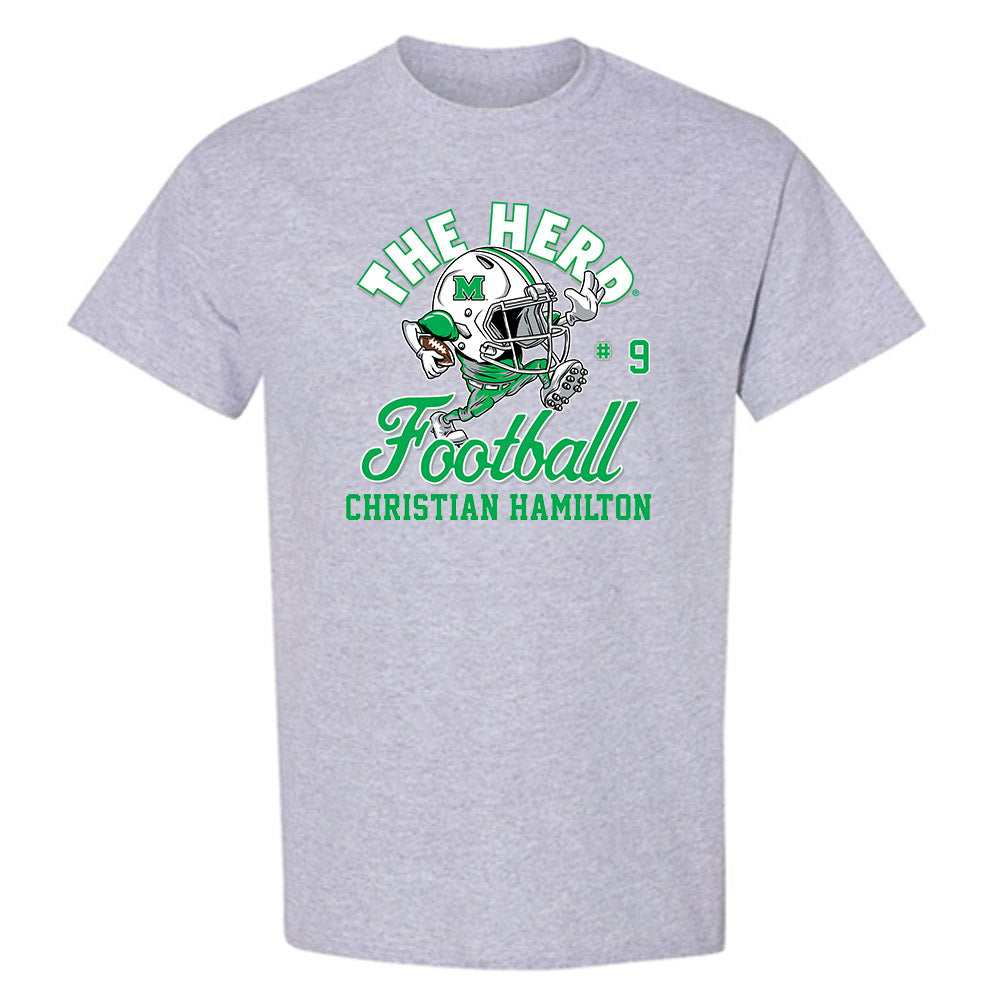 Marshall - NCAA Football : Christian Hamilton - T-Shirt-0
