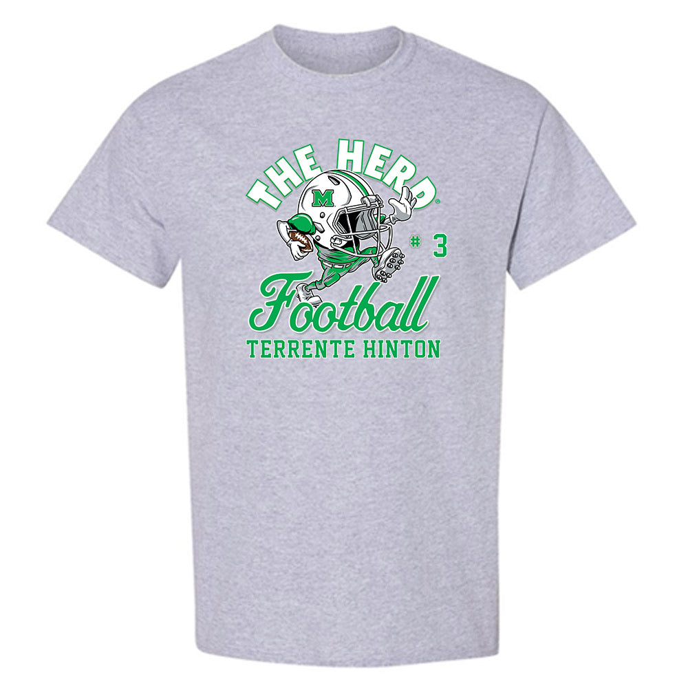 Marshall - NCAA Football : Terrente Hinton - T-Shirt-0