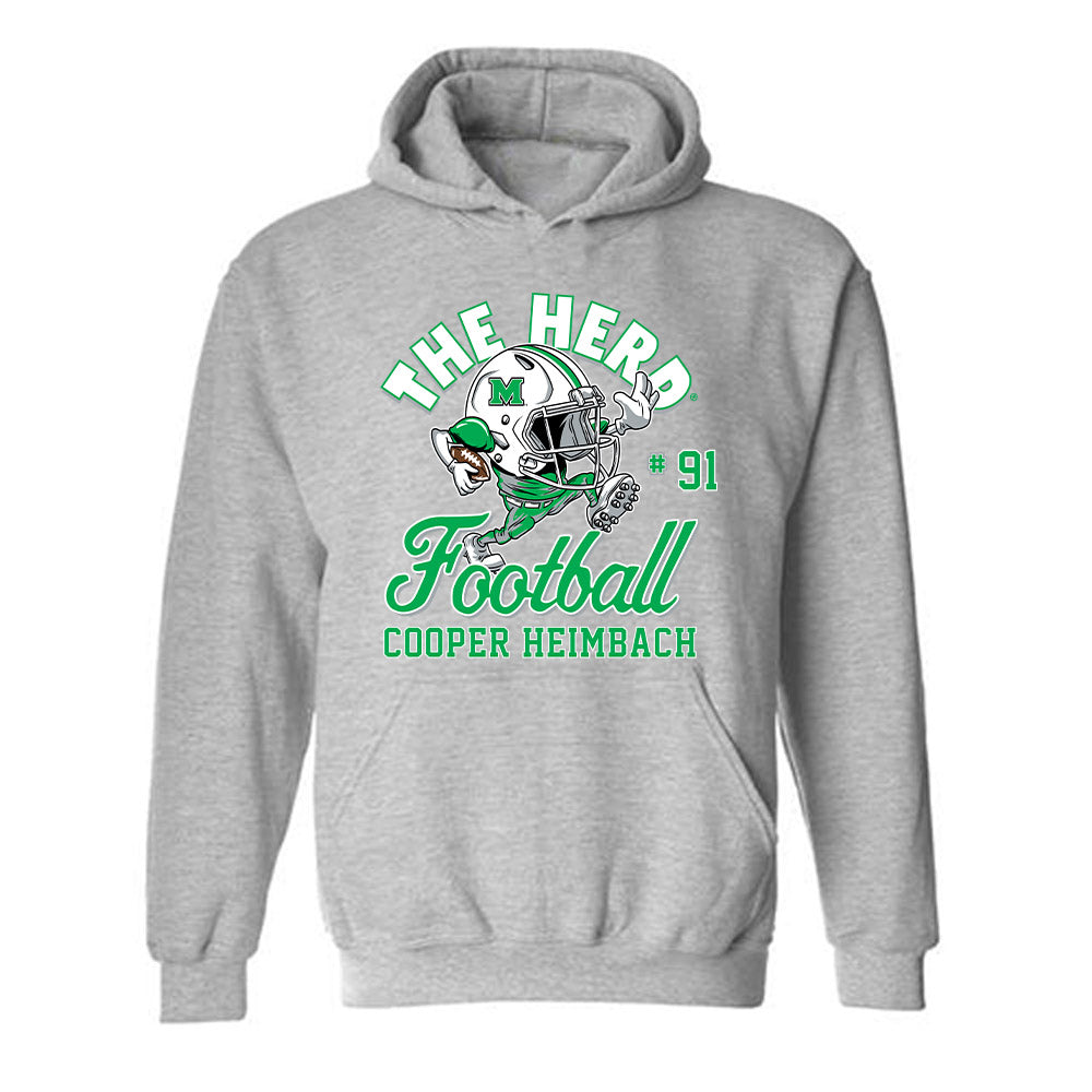Marshall - NCAA Football : Cooper Heimbach - Hooded Sweatshirt-0