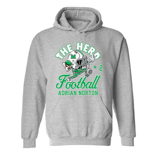 Marshall - NCAA Football : Adrian Norton - Hooded Sweatshirt-0