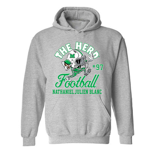 Marshall - NCAA Football : Nathaniel-Julien Blanc - Hooded Sweatshirt-0