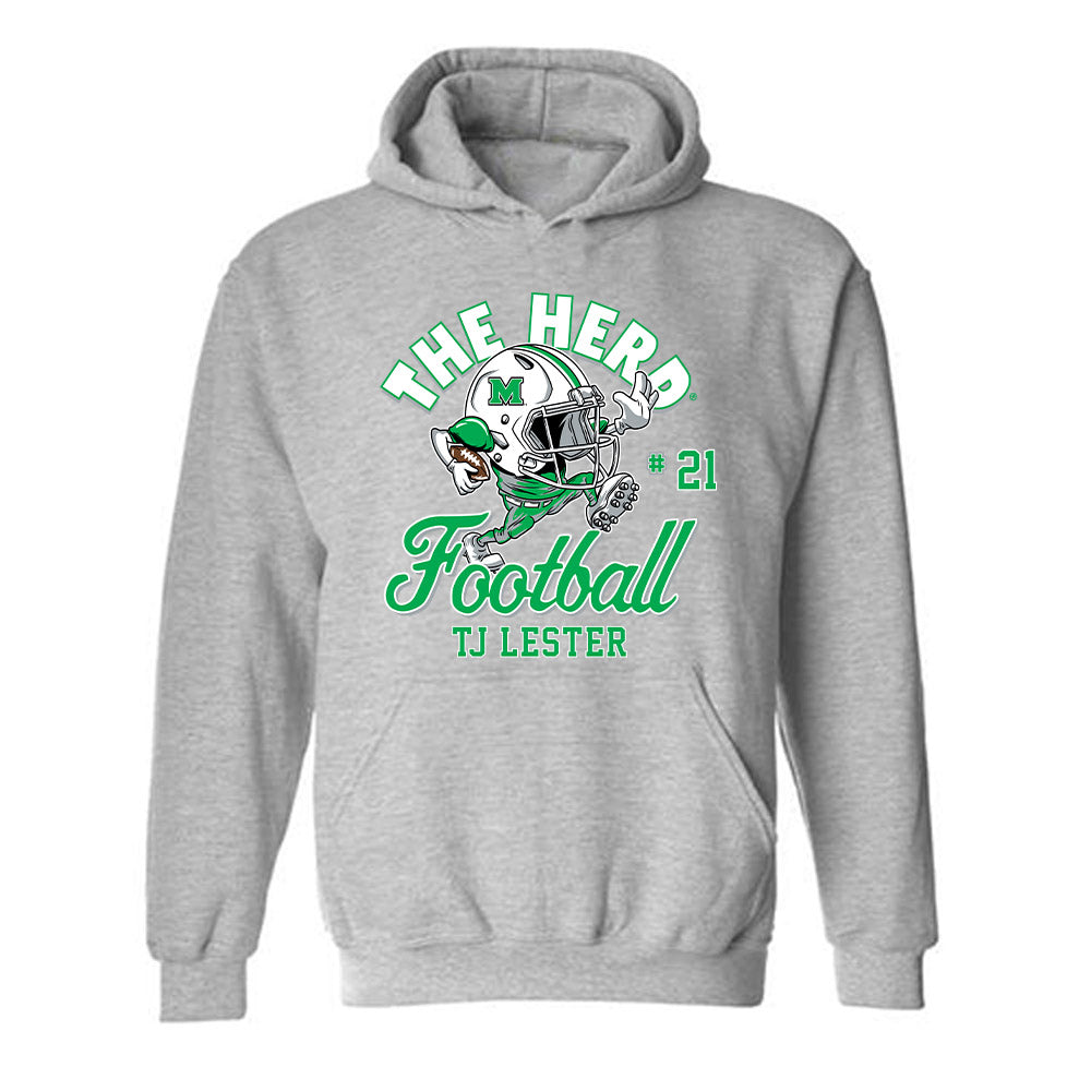 Marshall - NCAA Football : TJ Lester - Hooded Sweatshirt-0