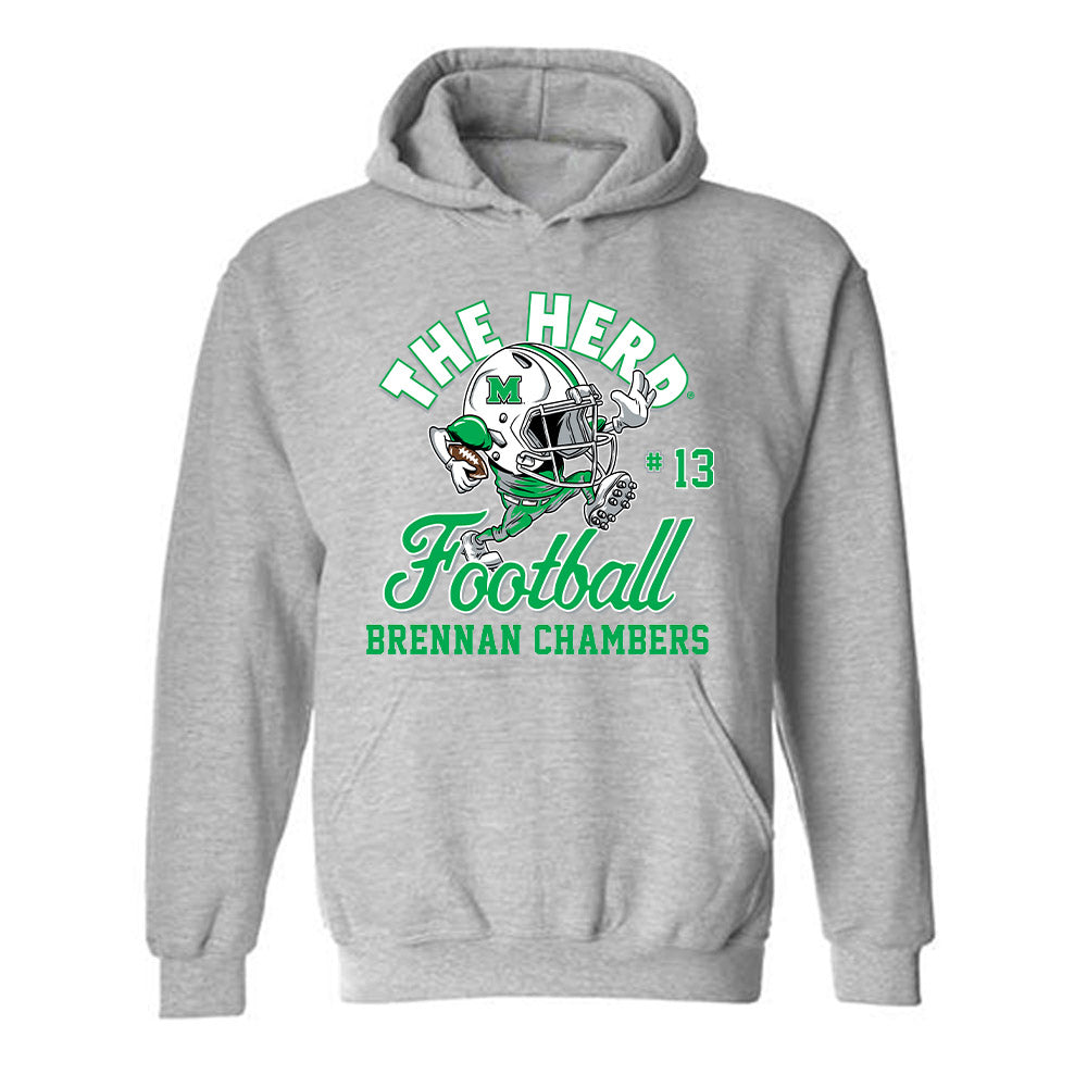 Marshall - NCAA Football : Brennan Chambers - Hooded Sweatshirt-0